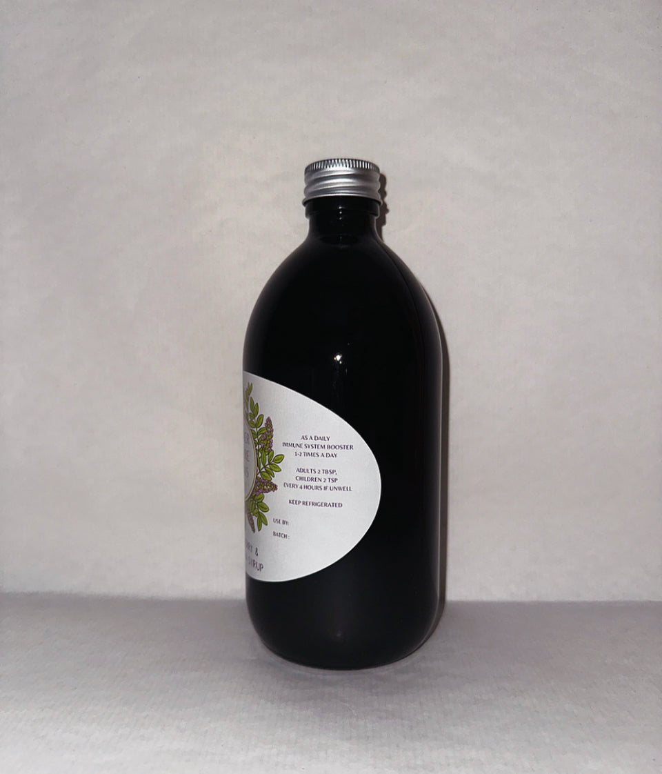 Organic Elderberry & Echinacea Syrup, Family Size - 500ml