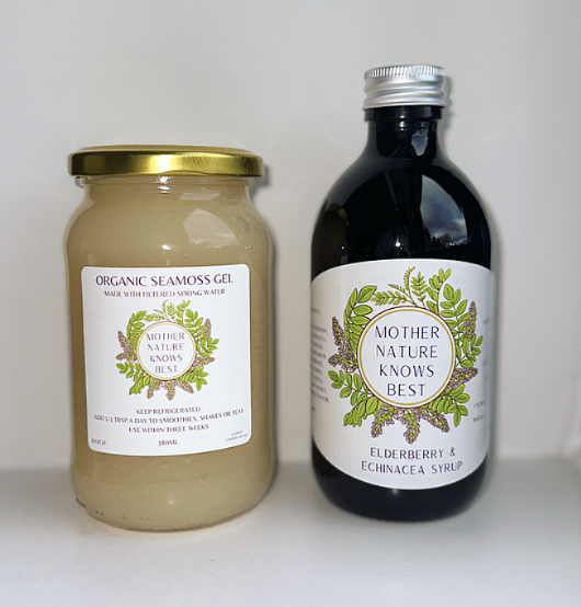 Winter Wellness Deal - Sea Moss Gel & 300ml Elderberry & Echinacea Syrup.