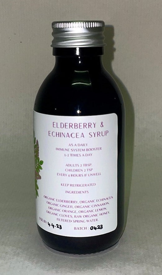 Organic Elderberry & Echinacea Syrup, 150ml